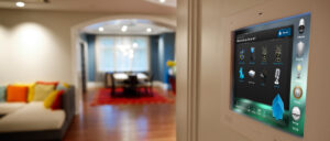 smart home screen in home