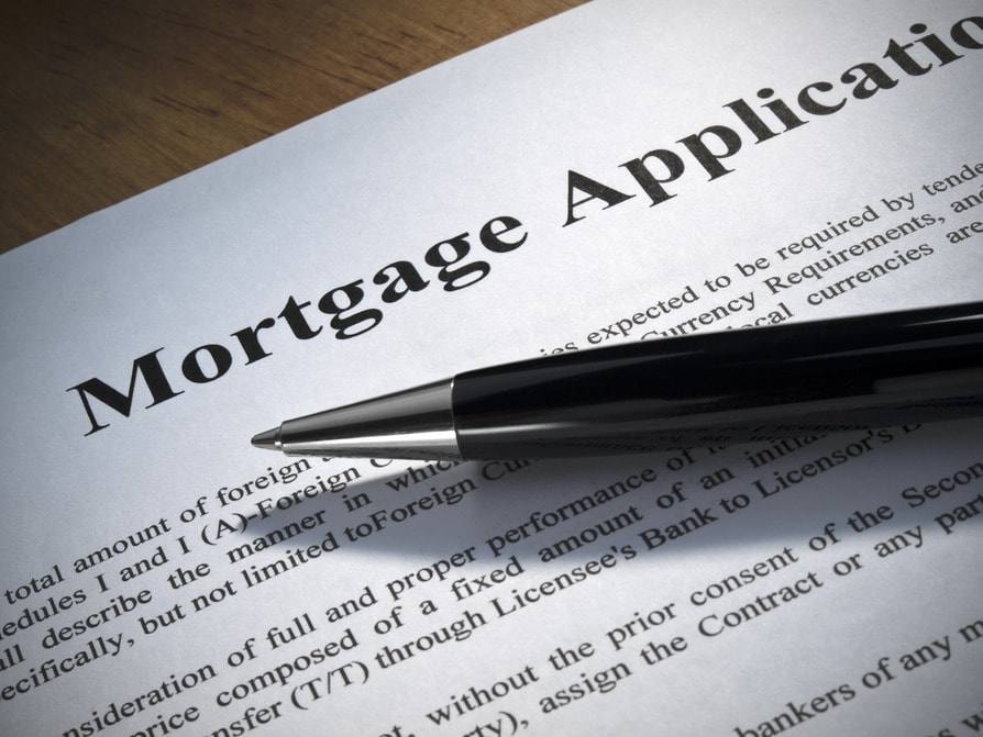 Mortgage application sheet
