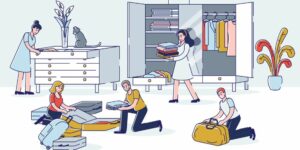 word art family packing suit cases