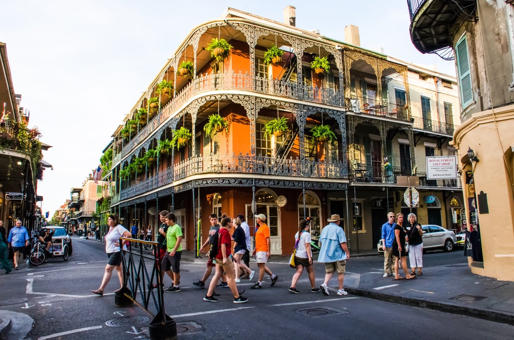 Photo of the French Quarter in New Orleans