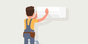fixing an air conditioning unit
