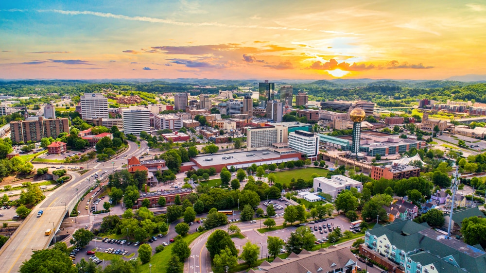 Photo of Knoxville skyline