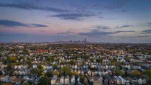 Photo of an Illinois neighborhood