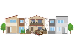 trashed house