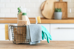 Photo of cleaning supplies