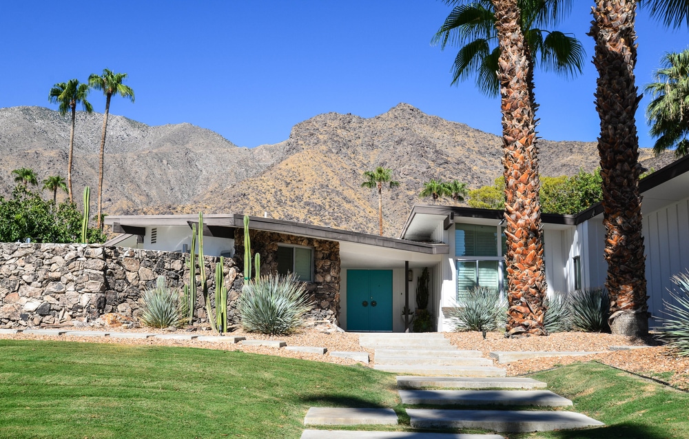Modern house in Palm Springs