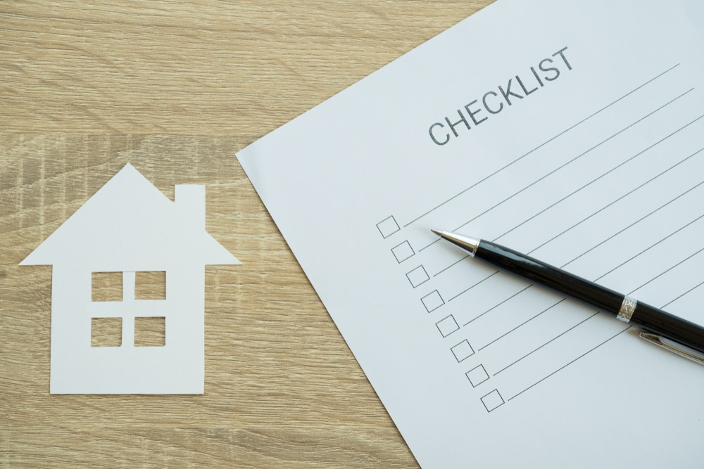 home checklist