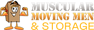 Muscular Moving Men and Storage Logo