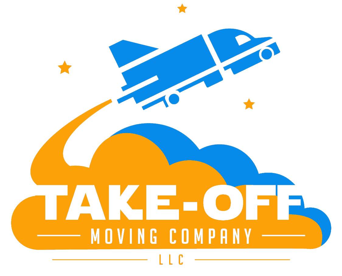 Take-Off Moving Company Logo